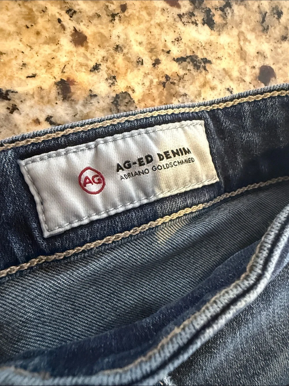 Ag Adriano Goldschmied Women's Skinny Jeans in Dark Blue Wash